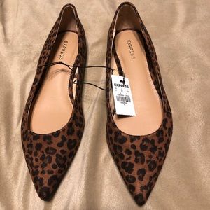 Leopard Print Express Flats Size 7